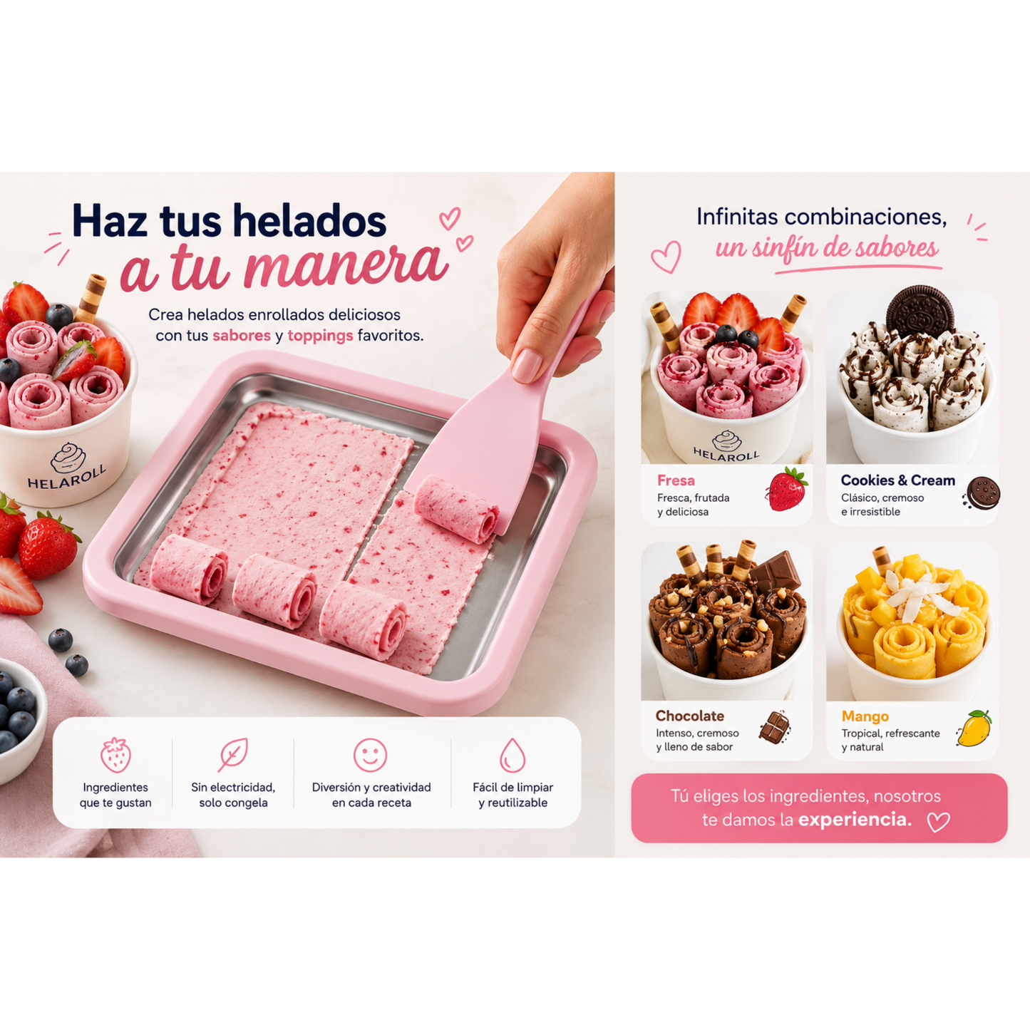 Helaroll™ Rolled Ice Cream Maker