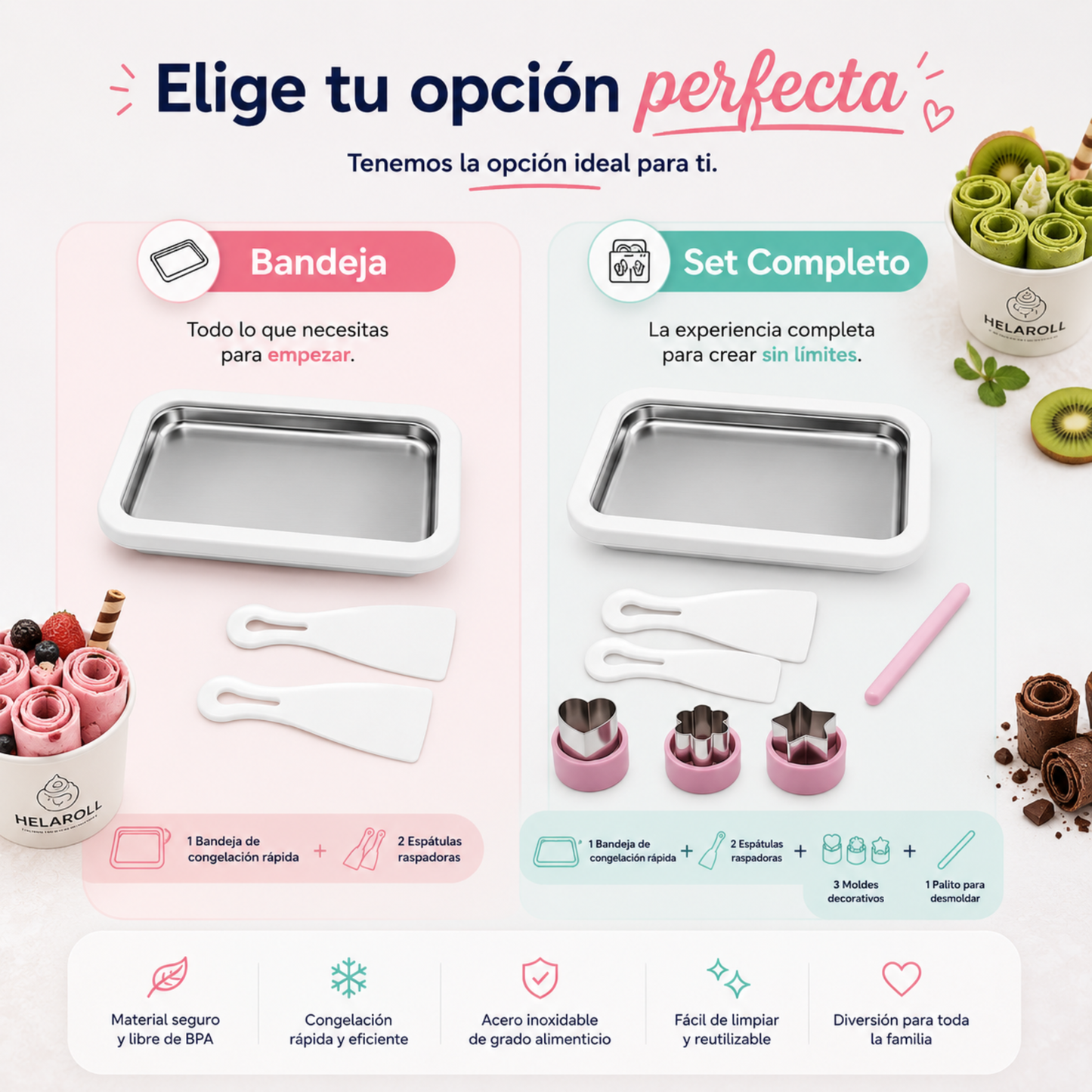 Helaroll™ Rolled Ice Cream Maker